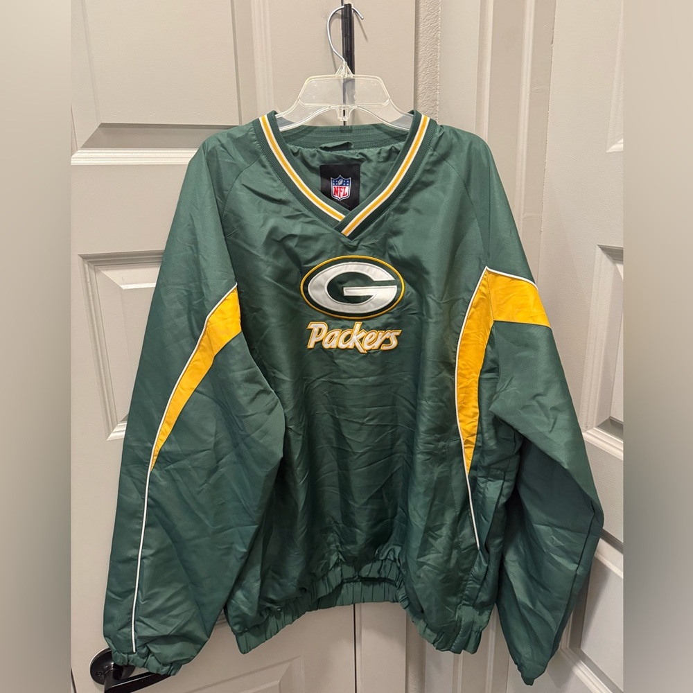 Vintage Green Bay Packers Windbreaker Jacket